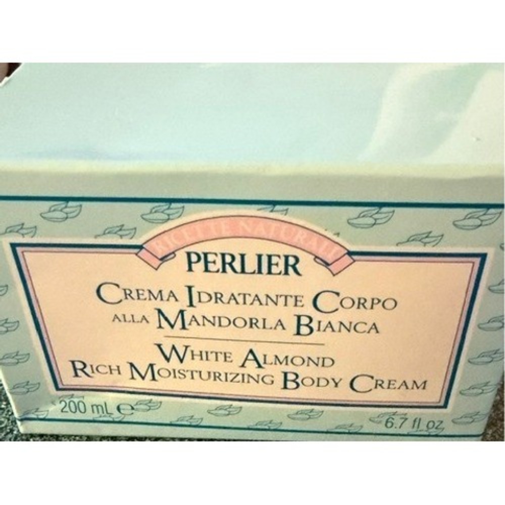 Perlier White Almond Rich Moisturizing Body Cream 6.7 fl oz Made in Italy NIB